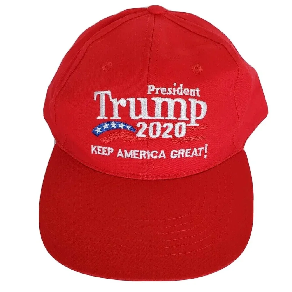 Keep America Great‎ Strapback Hat President Trump 2020 Campaign Cap Maga Red